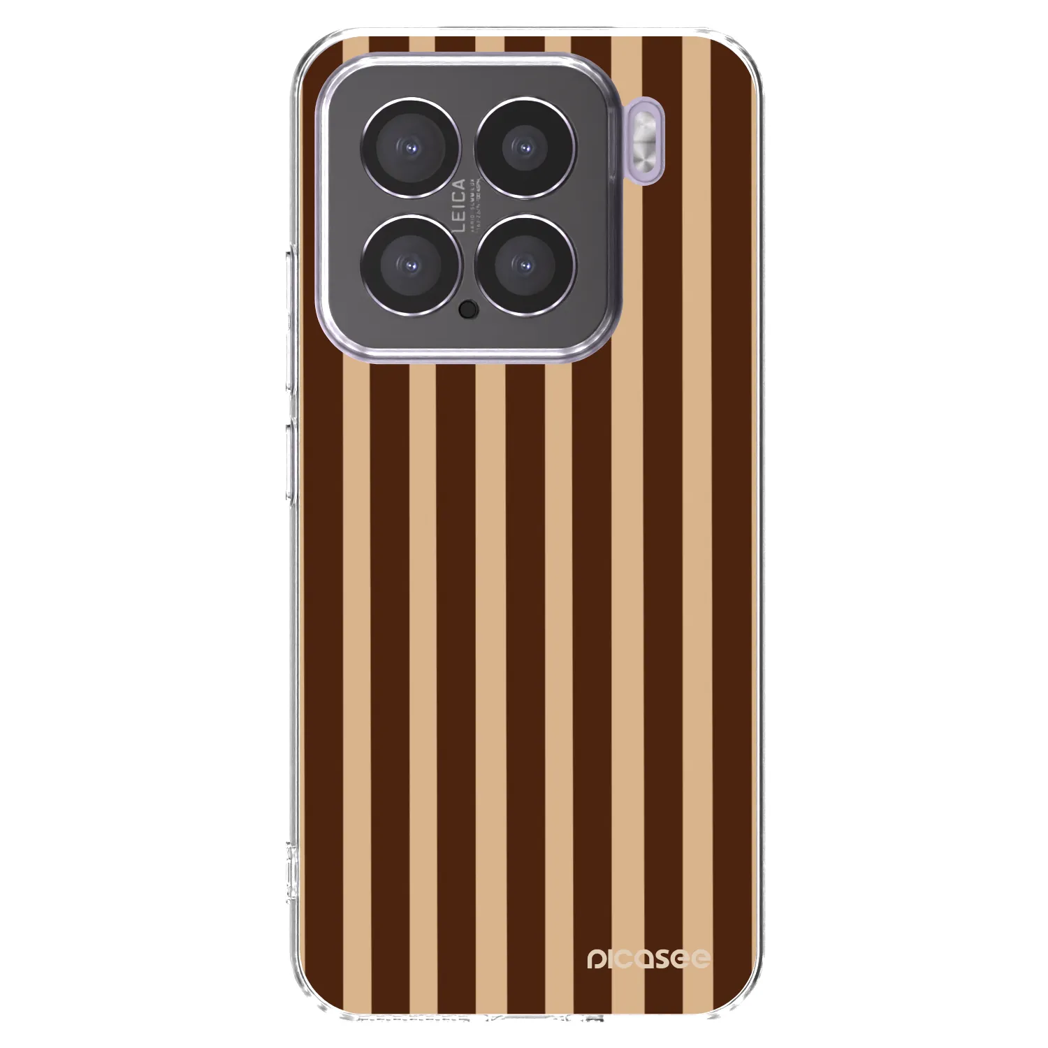 Picasee διαφανής θήκη σιλικόνης Xiaomi 15 - Brown lines