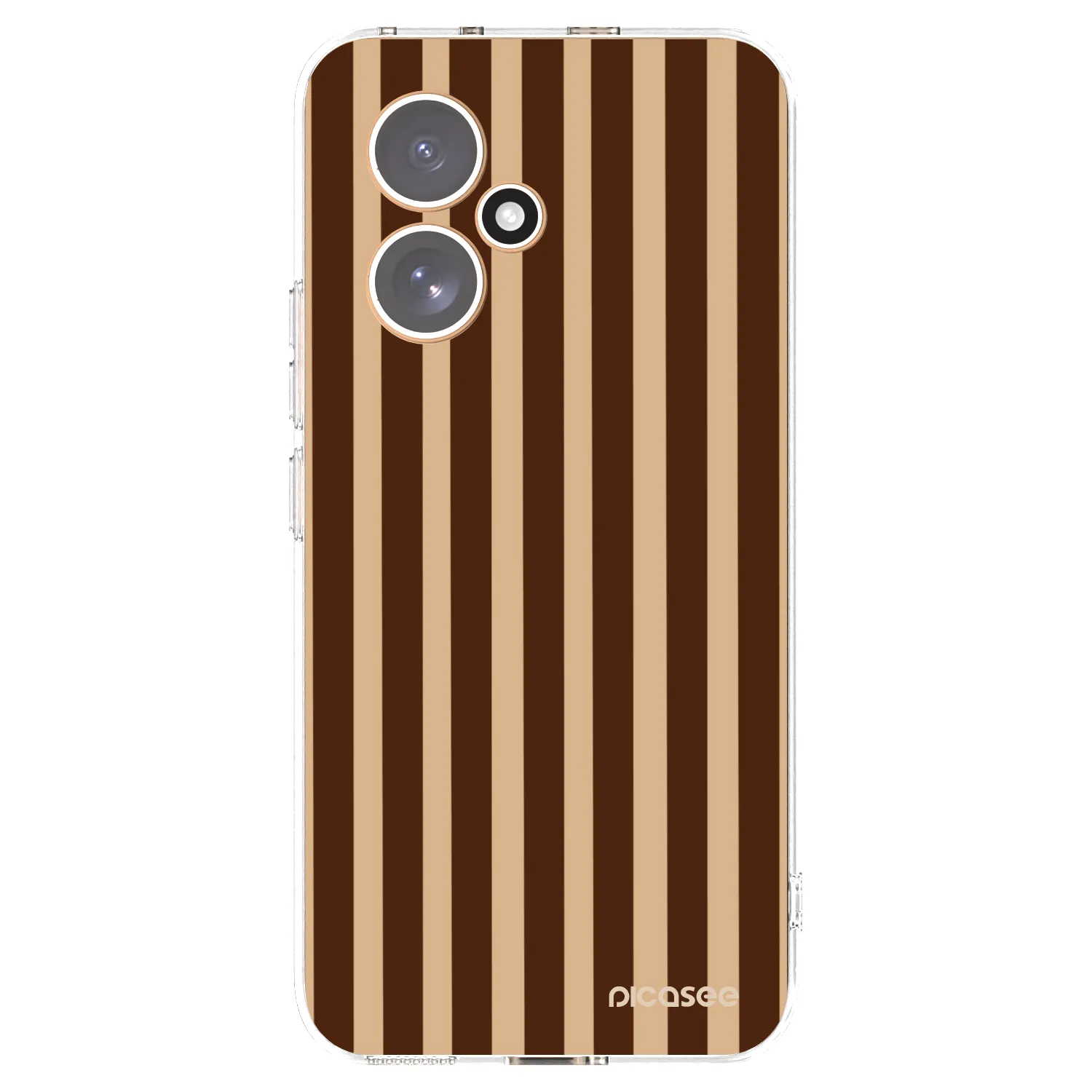 Picasee διαφανής θήκη σιλικόνης Honor 400 5G - Brown lines