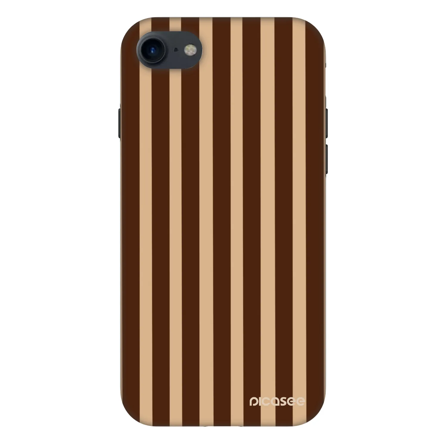 Picasee Fashion Case για Apple iPhone SE 2022 - Brown lines