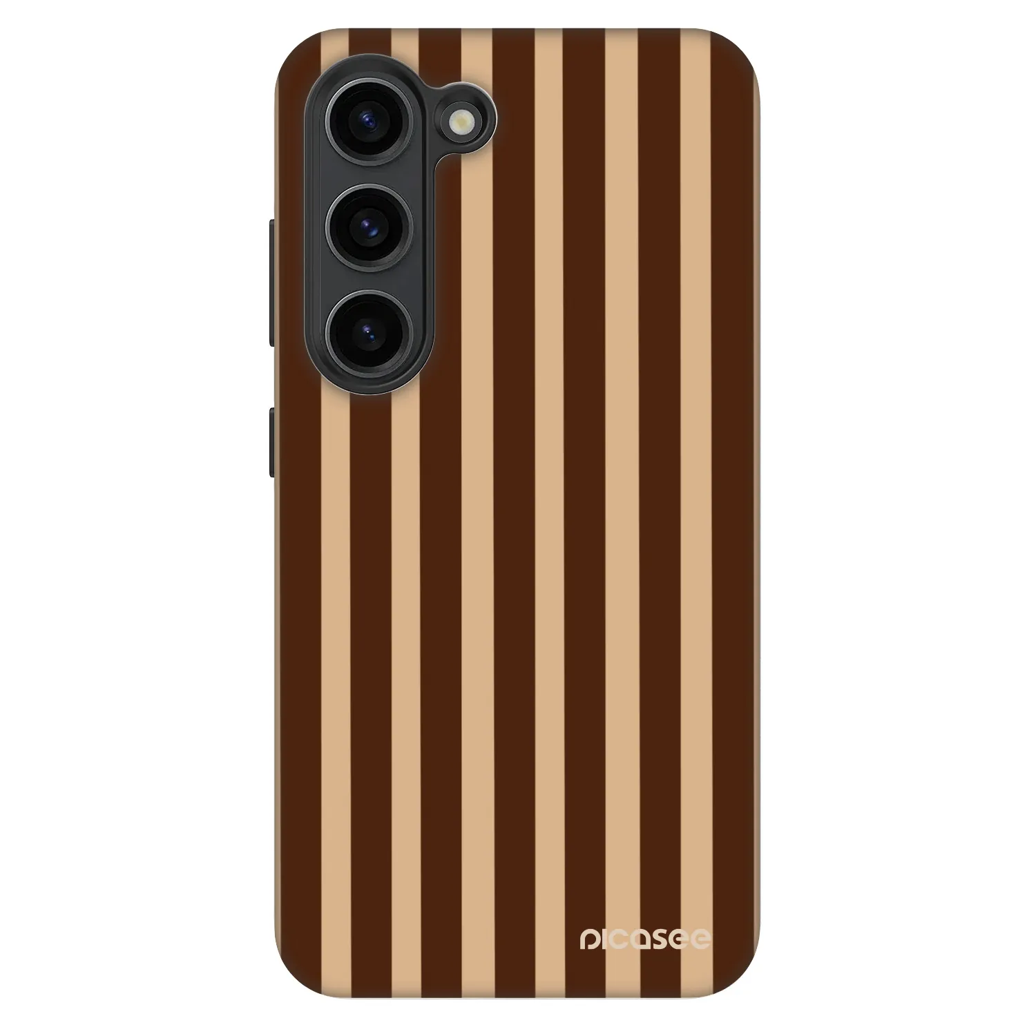 Picasee Fashion Case για Samsung Galaxy S23 5G - Brown lines