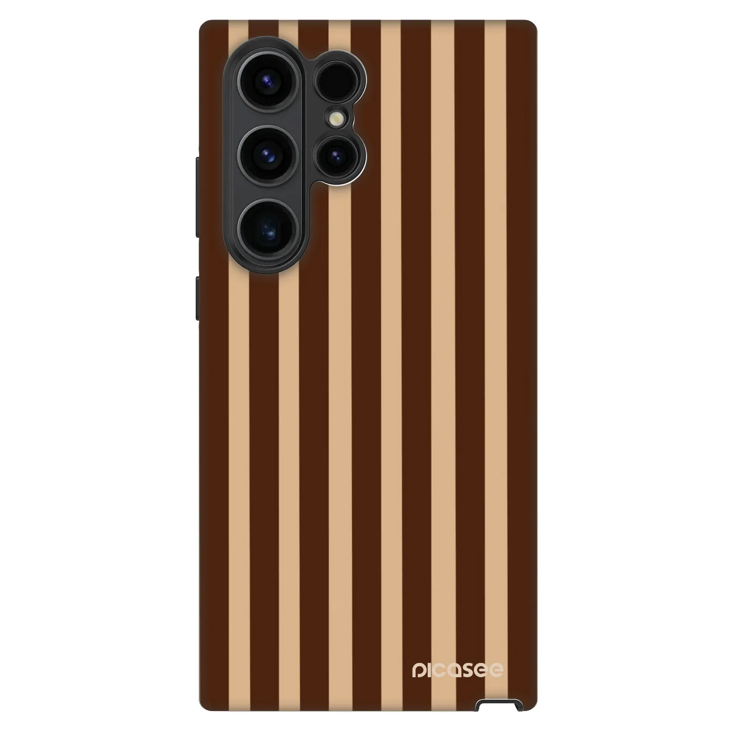 Picasee Fashion Case για Samsung Galaxy S22 Ultra 5G - Brown lines