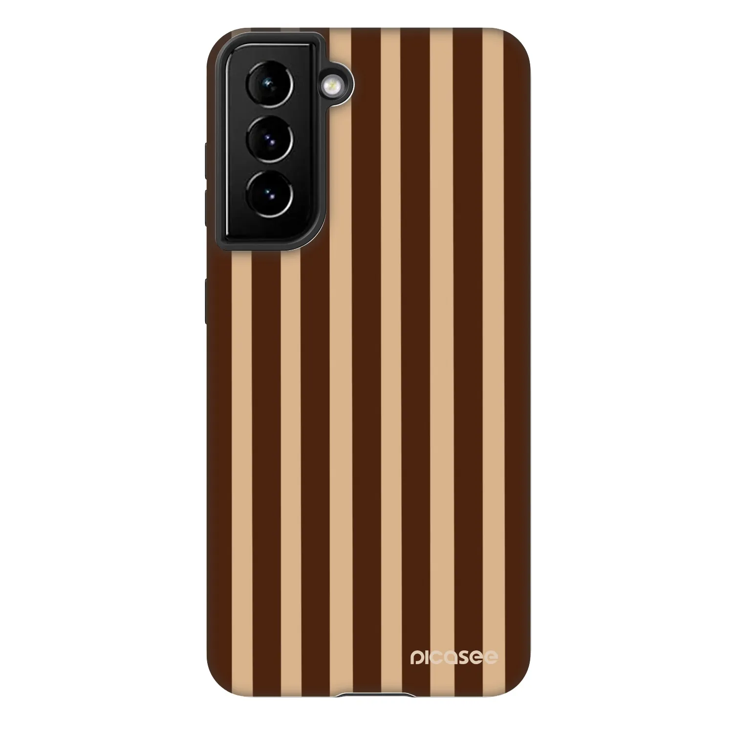 Picasee Fashion Case για Samsung Galaxy S21 FE 5G - Brown lines
