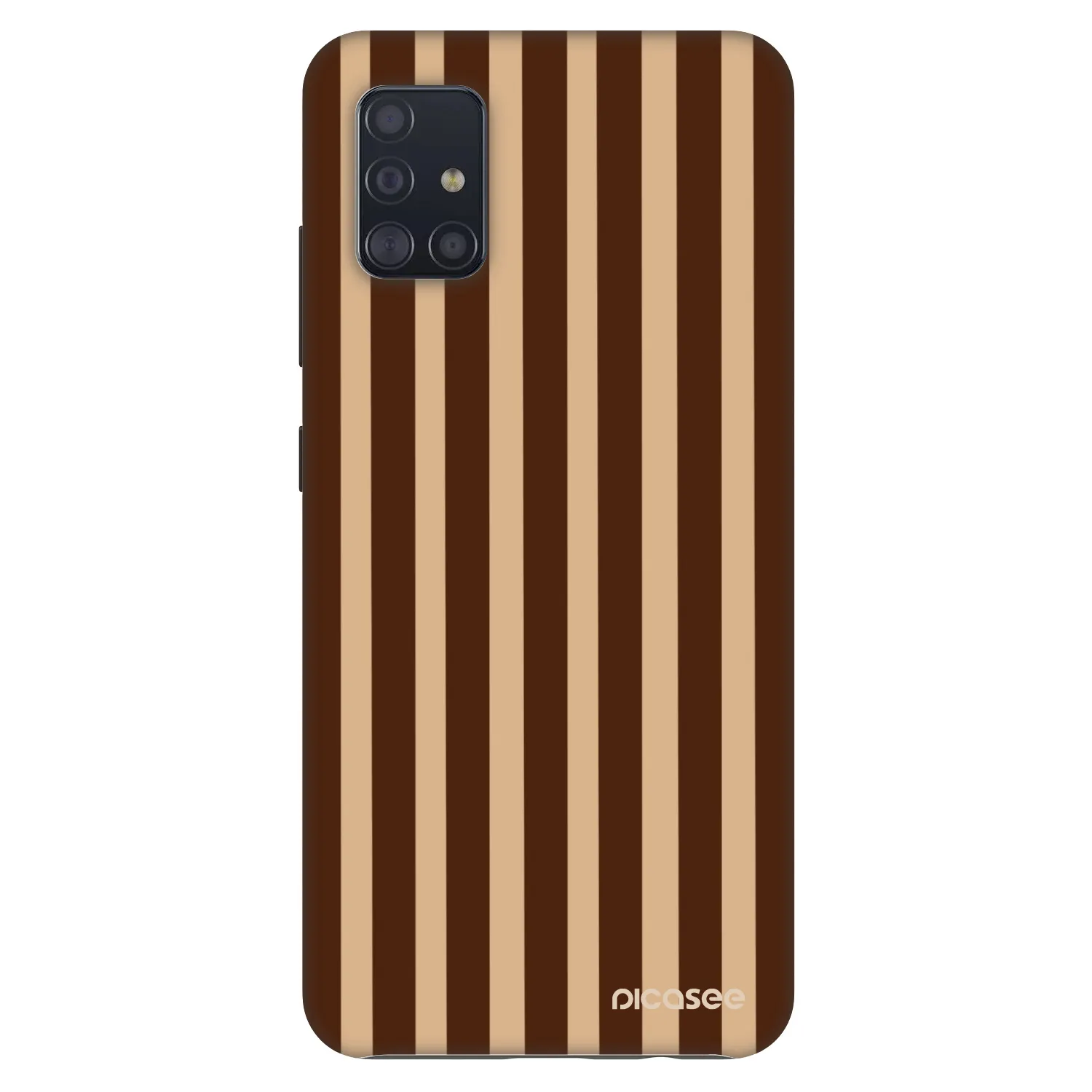 Picasee Fashion Case για Samsung Galaxy A51 A515F - Brown lines