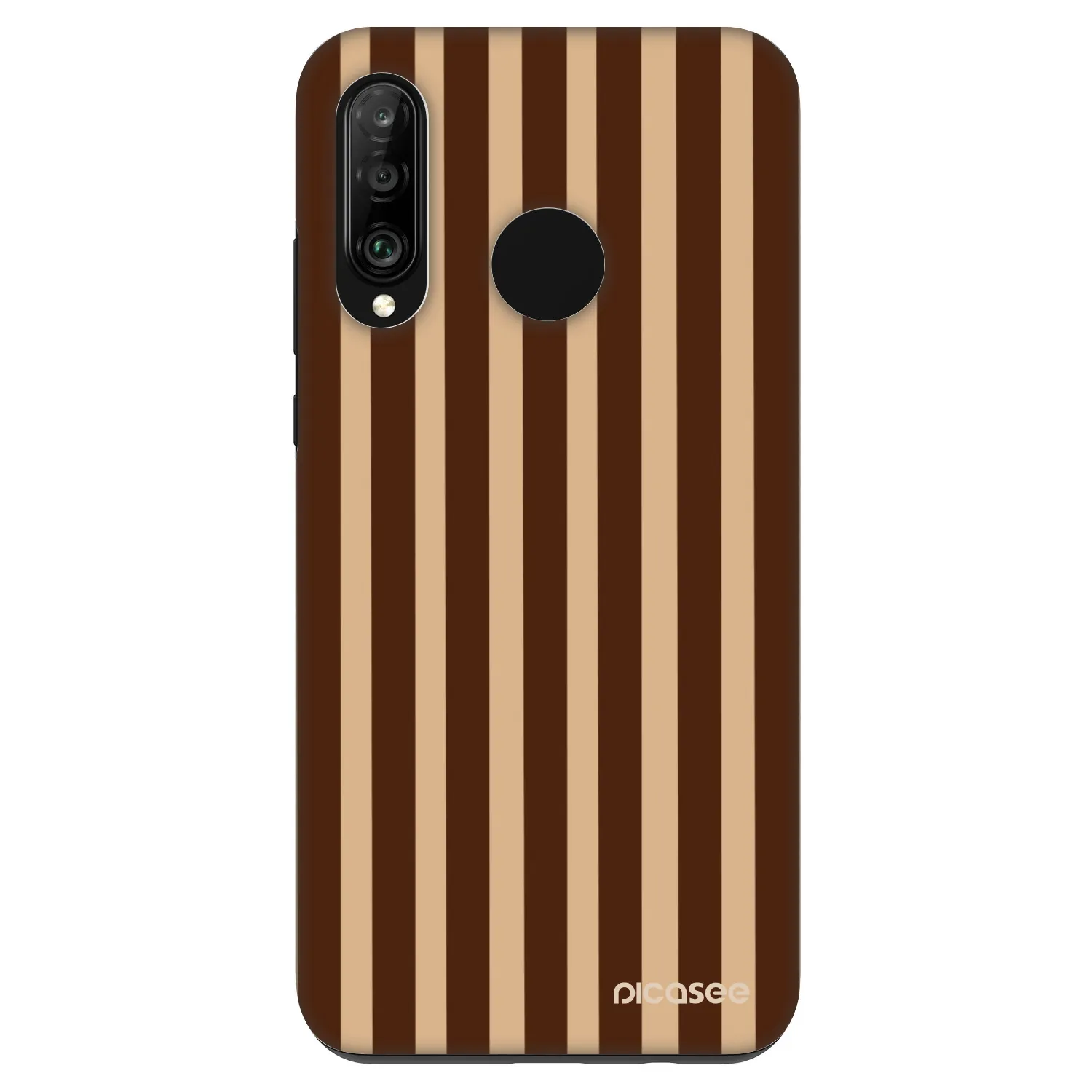 Picasee Fashion Case για Huawei P30 Lite - Brown lines