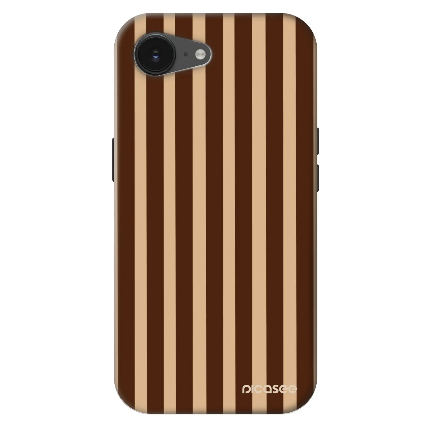 Picasee Fashion Case MagSafe για Apple iPhone 16e - Brown lines