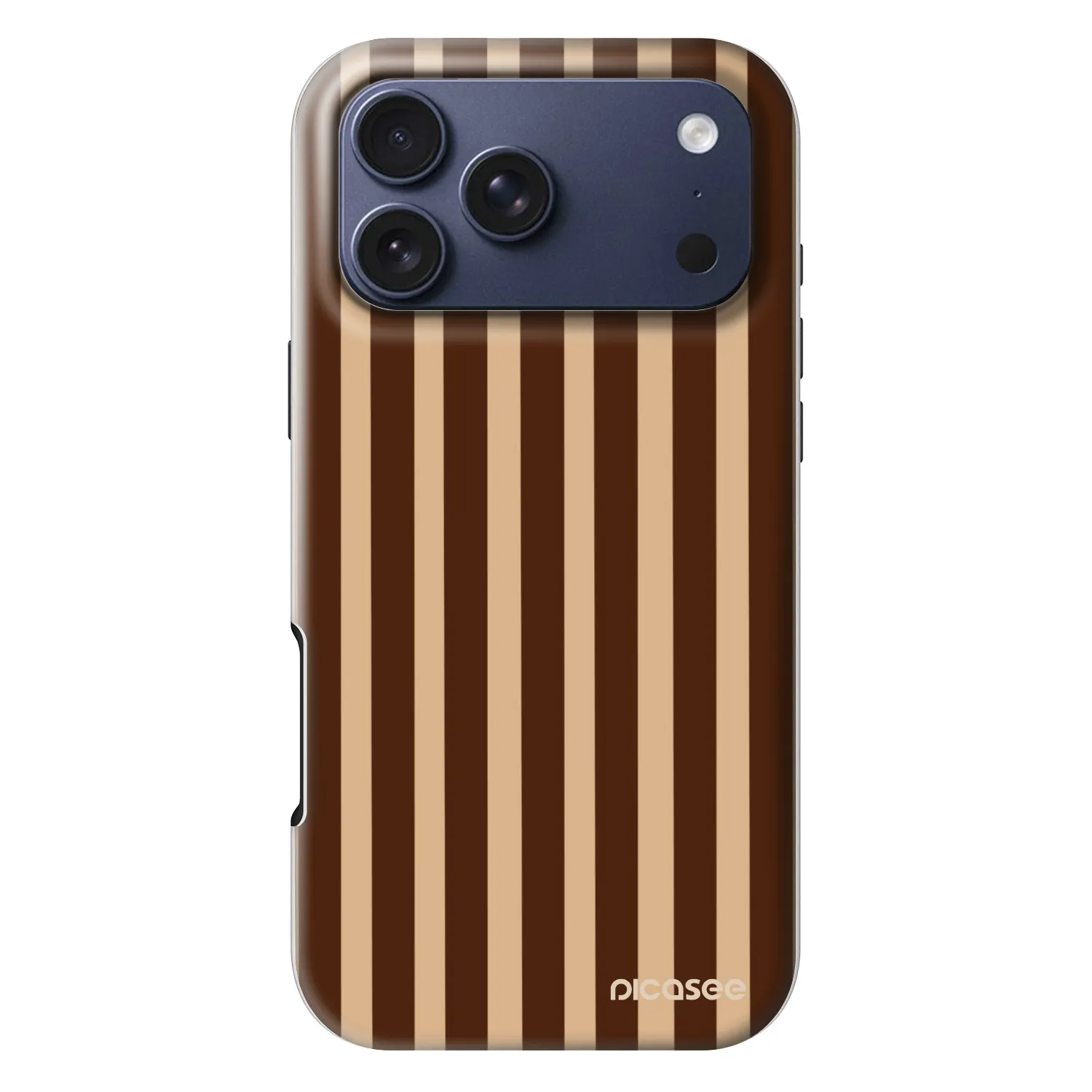 Picasee Fashion Case MagSafe για Apple iPhone 18 Pro Max - Brown lines