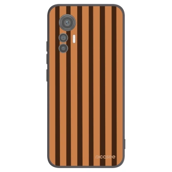 Picasee Μαύρη θήκη σιλικόνης για Xiaomi 12 Lite - Caramel lines