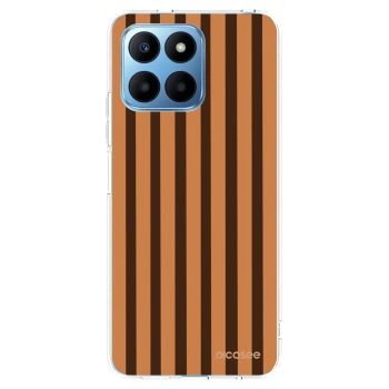 Picasee διαφανής θήκη σιλικόνης Honor 70 Lite - Caramel lines