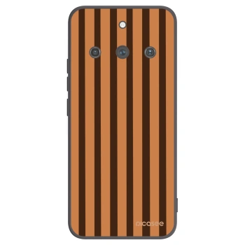 Picasee Μαύρη θήκη σιλικόνης για Realme 11 Pro+ - Caramel lines