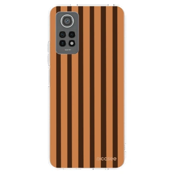 Picasee διαφανής θήκη σιλικόνης Xiaomi Redmi Note 12 Pro 4G - Caramel lines