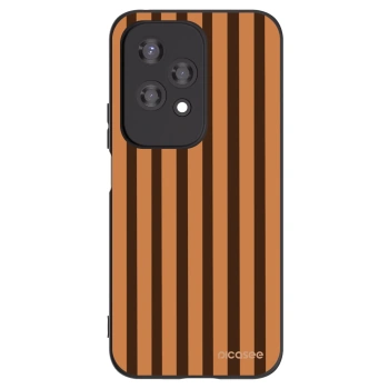 Picasee Μαύρη θήκη σιλικόνης για Honor 200 Lite - Caramel lines
