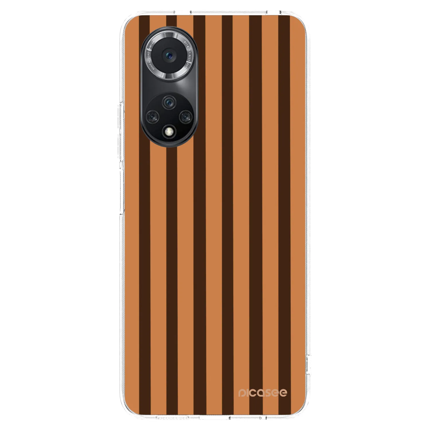 Picasee διαφανής θήκη σιλικόνης Huawei Nova 9 SE - Caramel lines