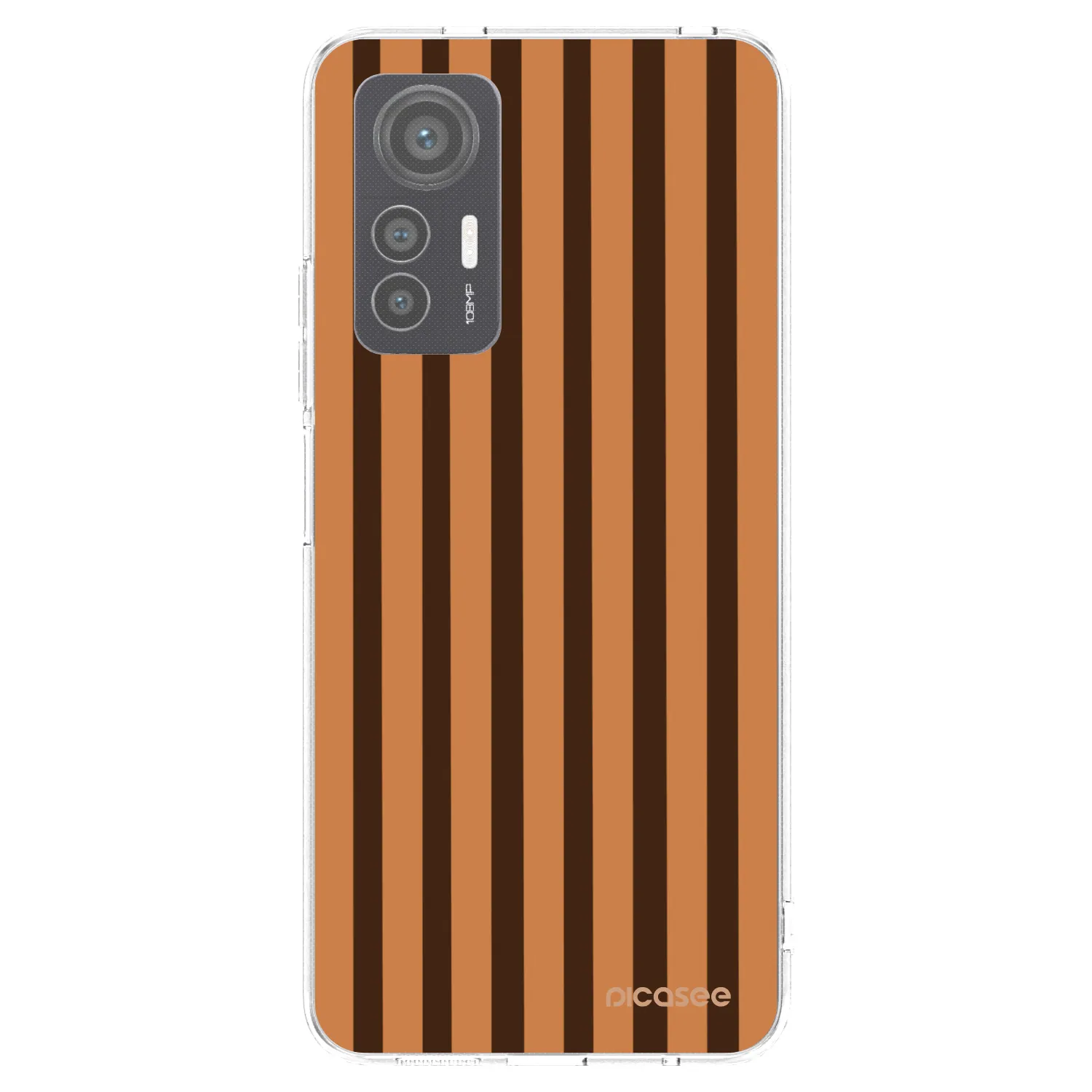 Picasee διαφανής θήκη σιλικόνης Xiaomi 12 Lite - Caramel lines
