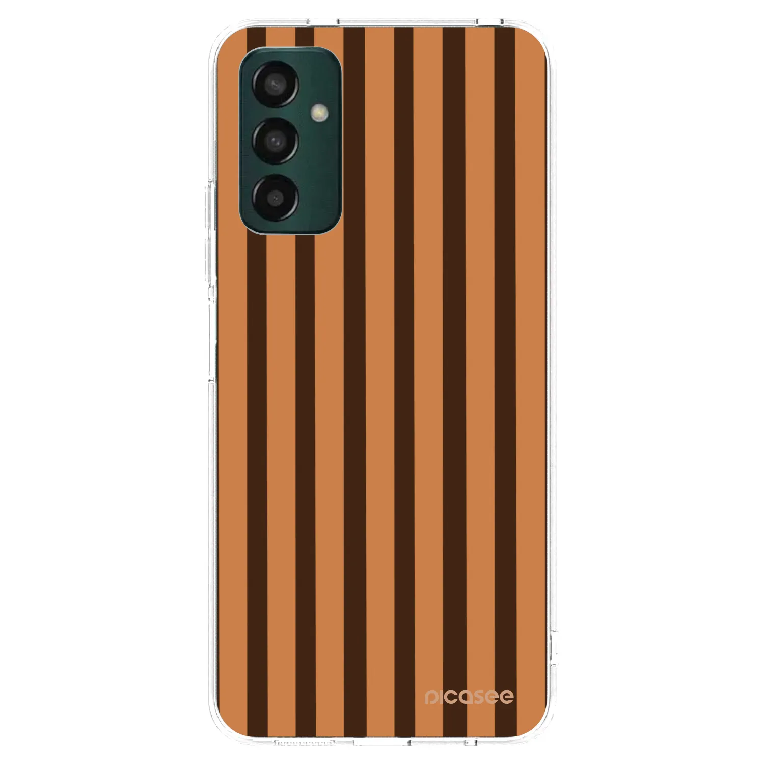 Picasee διαφανής θήκη σιλικόνης Samsung Galaxy M23 5G - Caramel lines