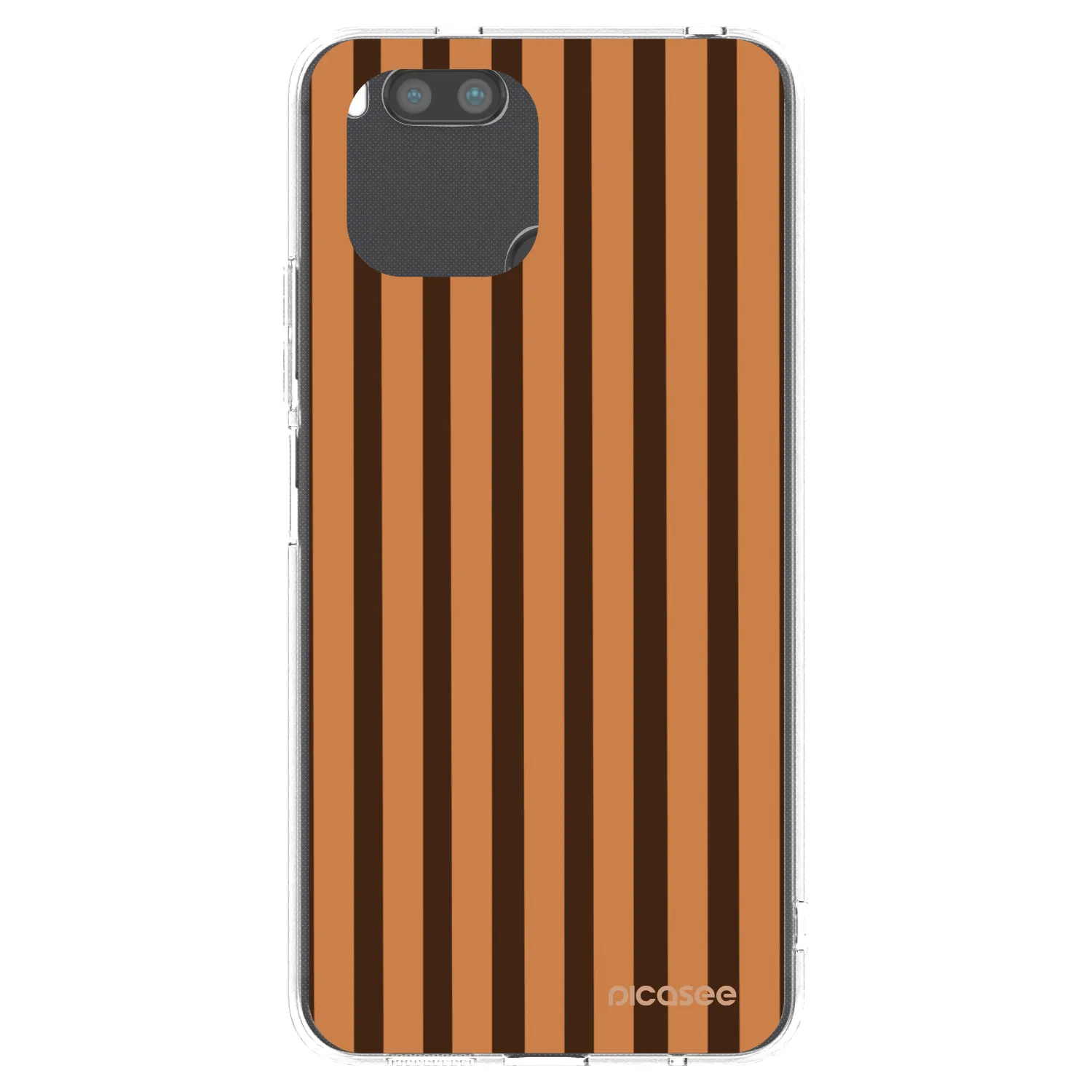 Picasee διαφανής θήκη σιλικόνης Xiaomi Redmi A1 - Caramel lines