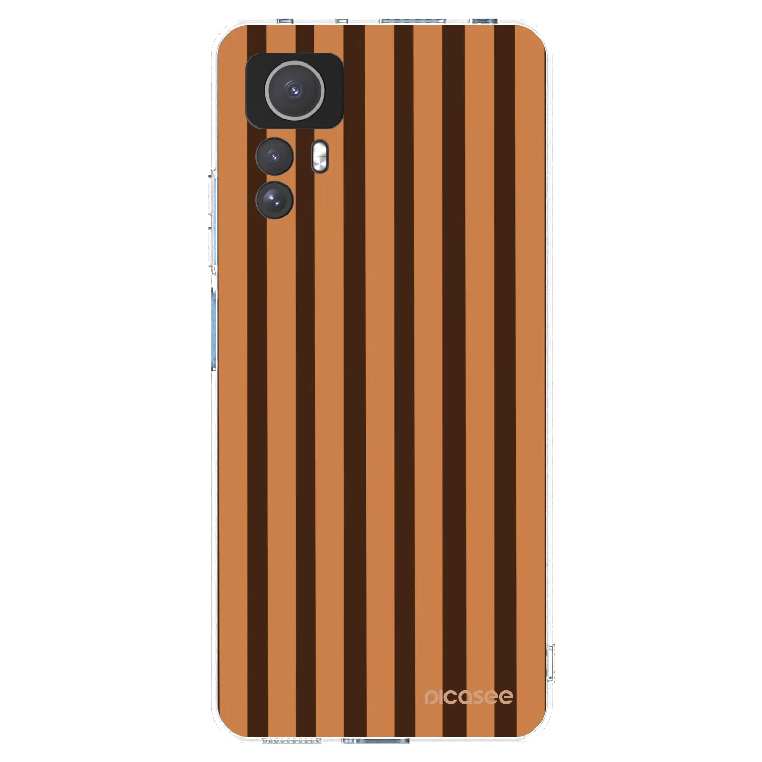 Picasee διαφανής θήκη σιλικόνης Xiaomi Redmi Note 12S - Caramel lines