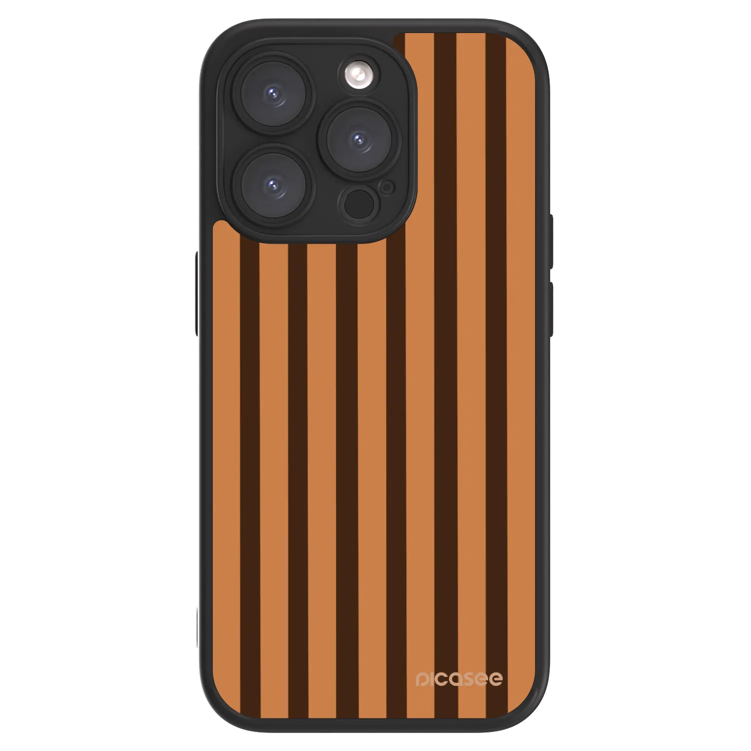Picasee ULTIMATE CASE MagSafe pro Apple iPhone 15 Pro - Caramel lines