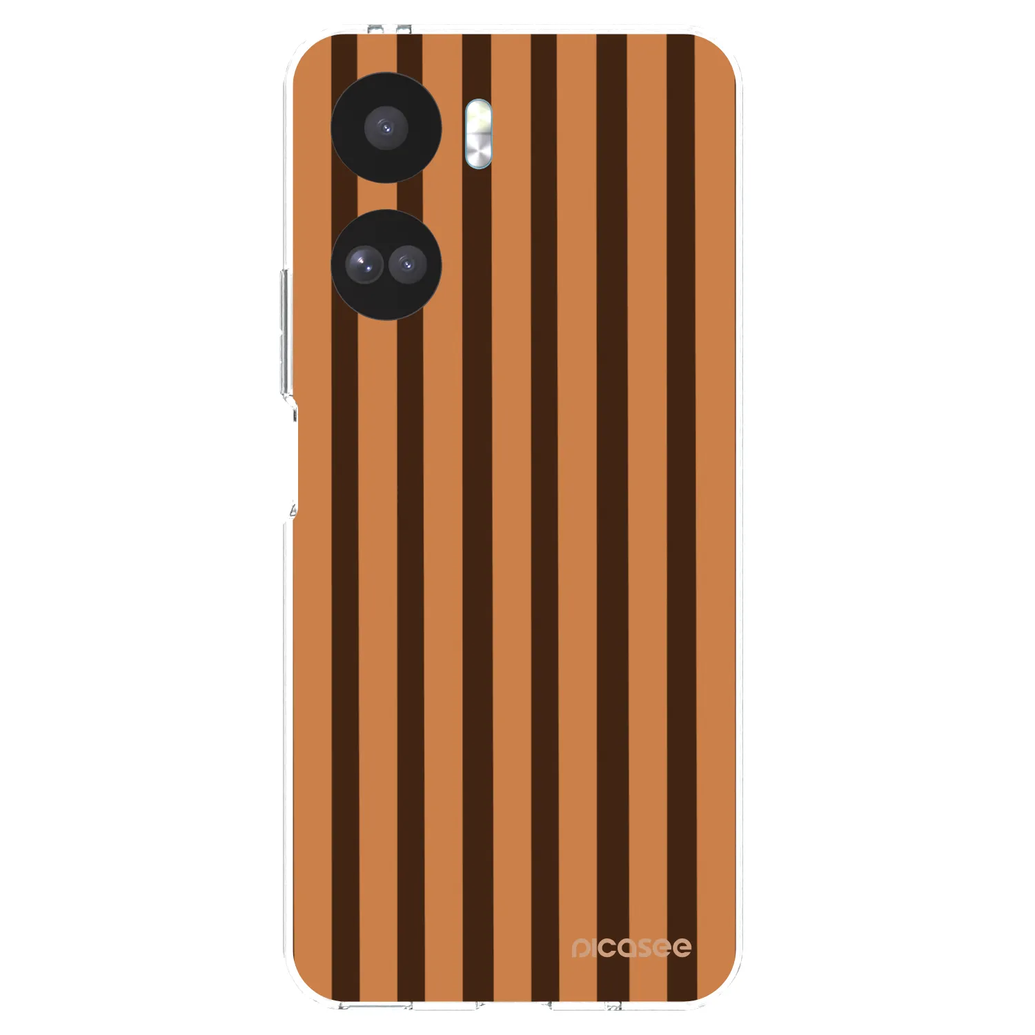 Picasee διαφανής θήκη σιλικόνης Honor 90 Lite 5G - Caramel lines