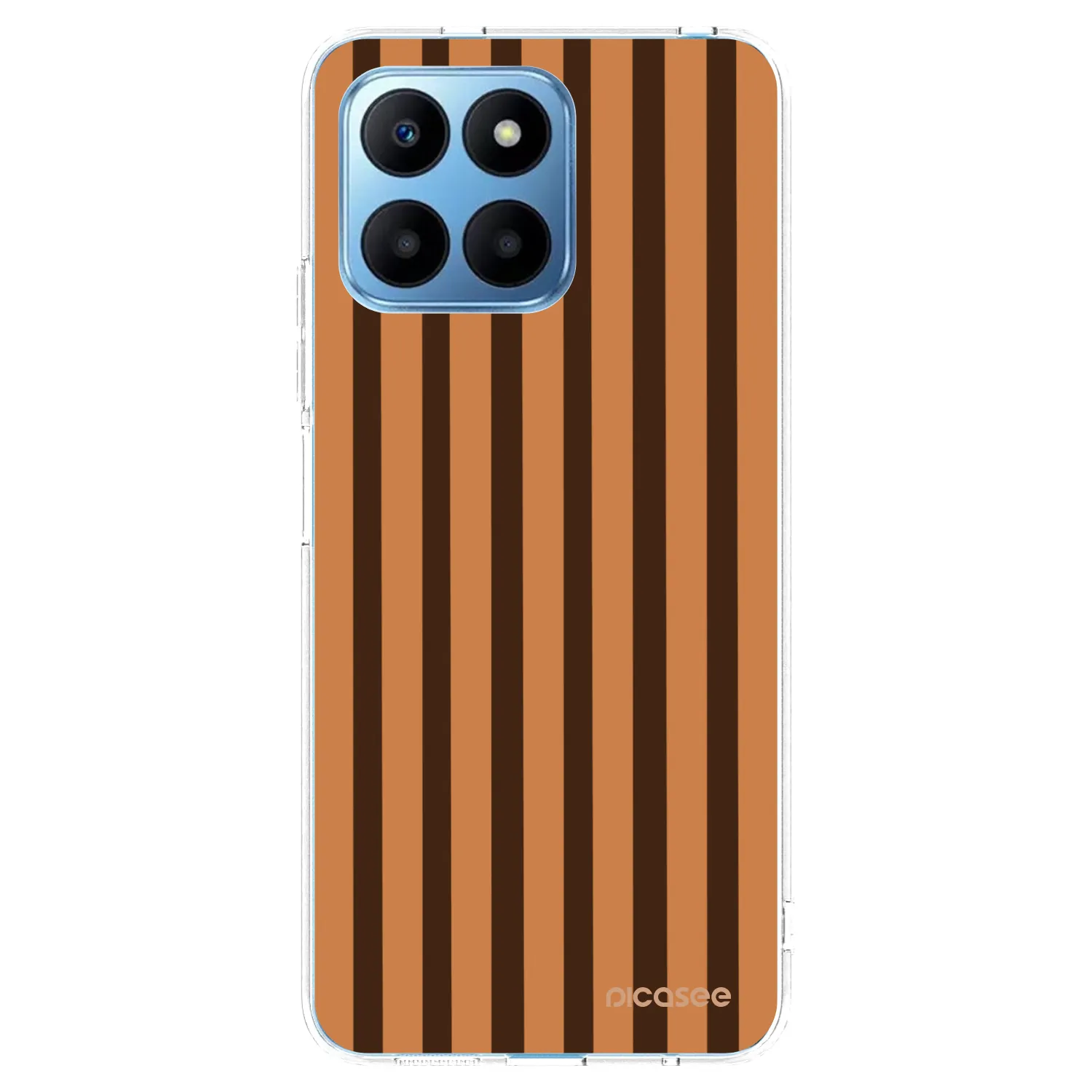 Picasee διαφανής θήκη σιλικόνης Honor 70 Lite - Caramel lines