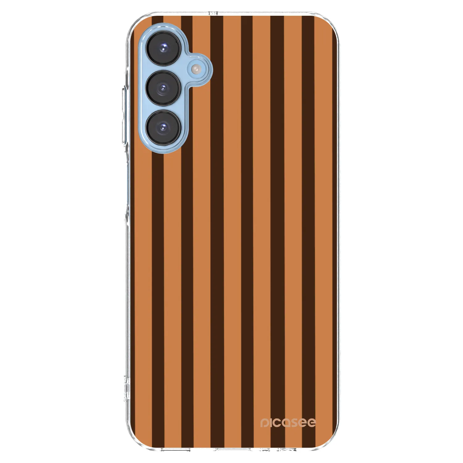 Picasee διαφανής θήκη σιλικόνης Samsung Galaxy A15 A156B 5G - Caramel lines