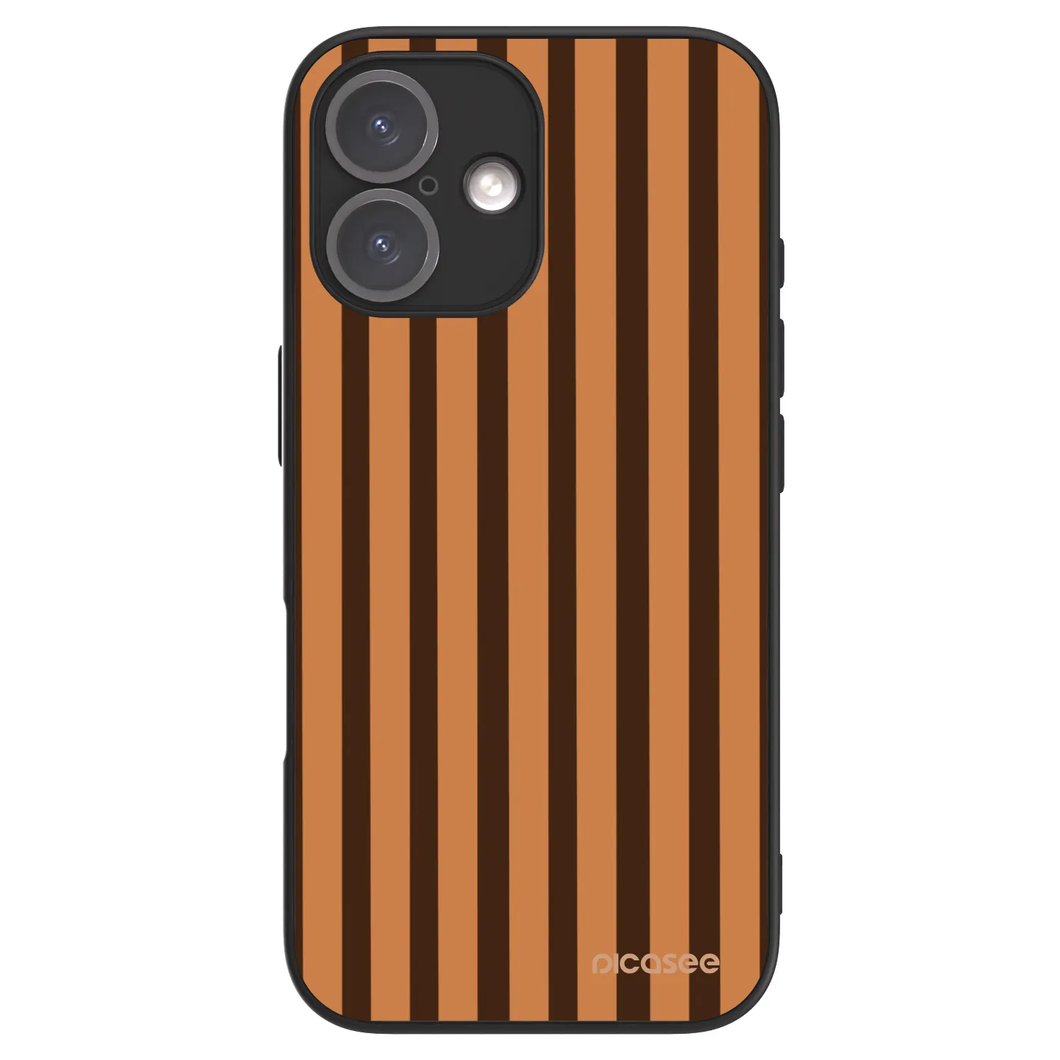 Picasee ULTIMATE CASE MagSafe pro Apple iPhone 16 - Caramel lines