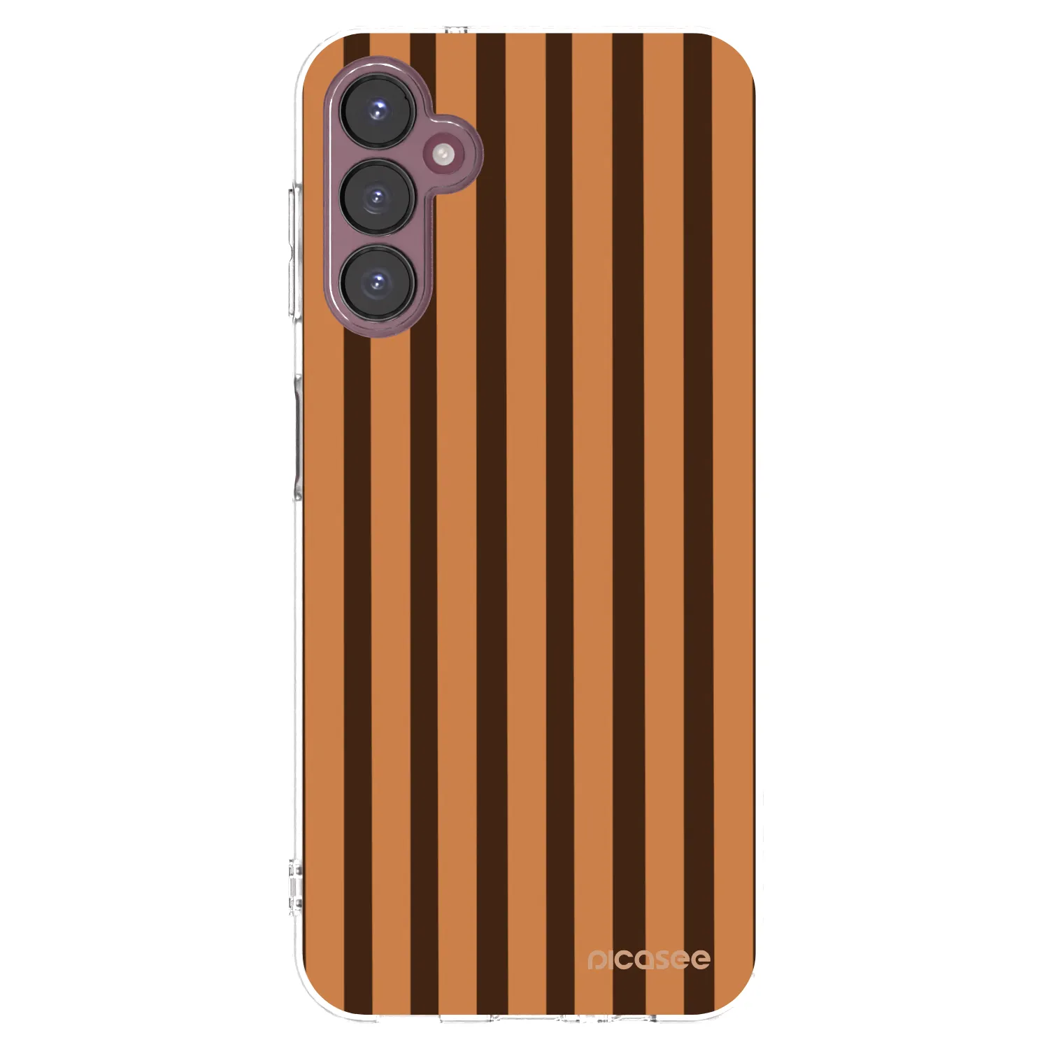 Picasee διαφανής θήκη σιλικόνης Samsung Galaxy A05s A057G - Caramel lines