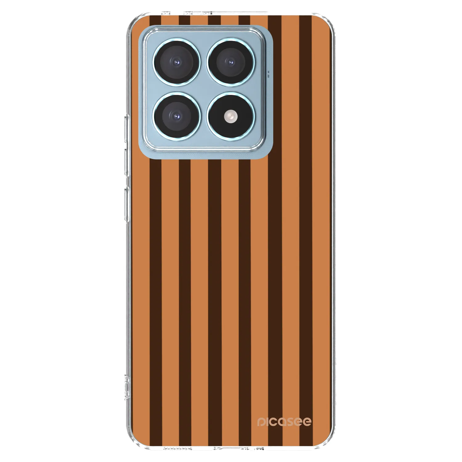 Picasee διαφανής θήκη σιλικόνης Xiaomi 14T Pro - Caramel lines