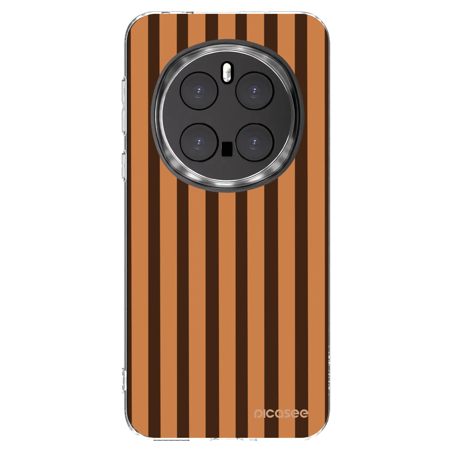Picasee διαφανής θήκη σιλικόνης Honor Magic7 Pro 5G - Caramel lines