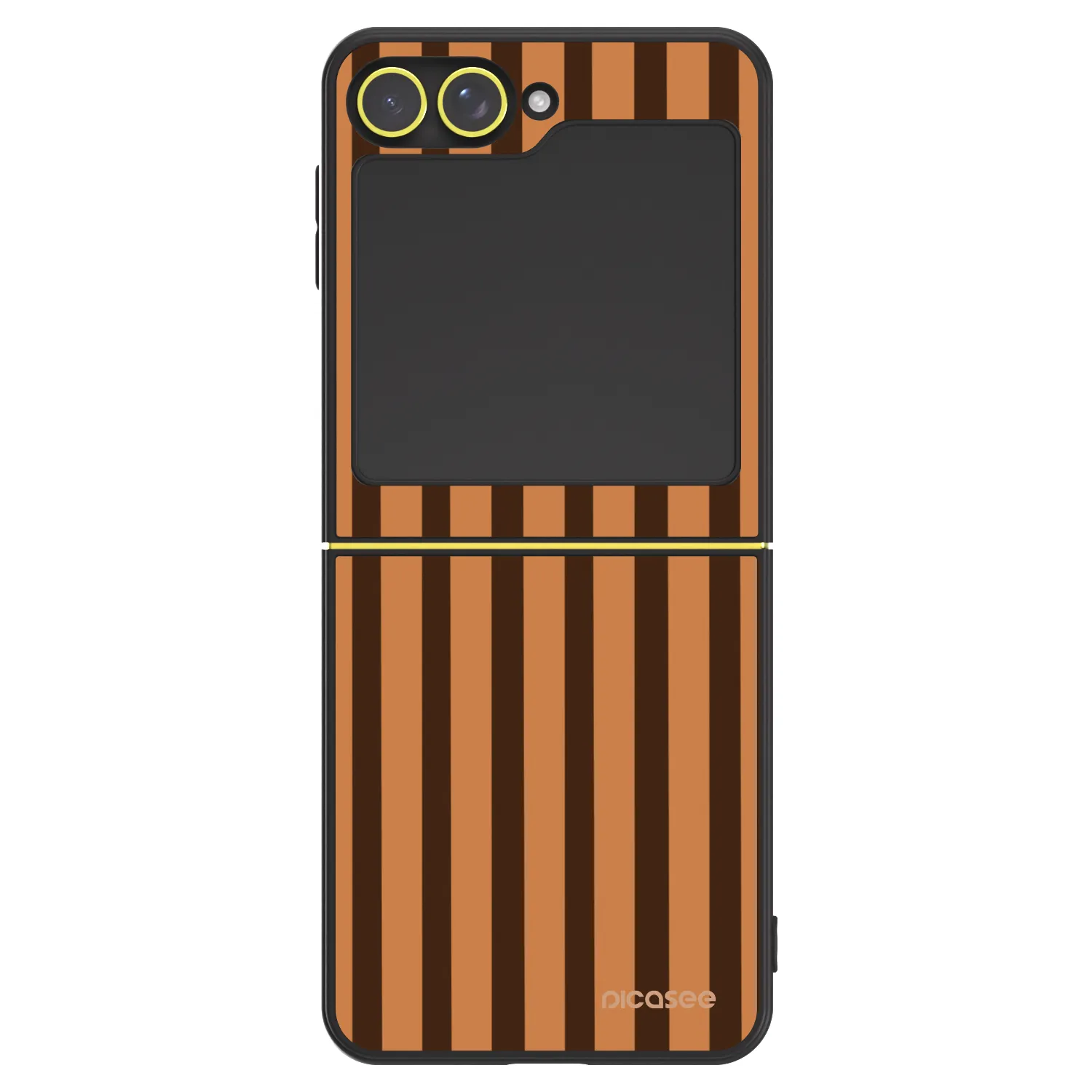 Picasee ULTIMATE CASE για Samsung Galaxy Z Flip6 5G - Caramel lines