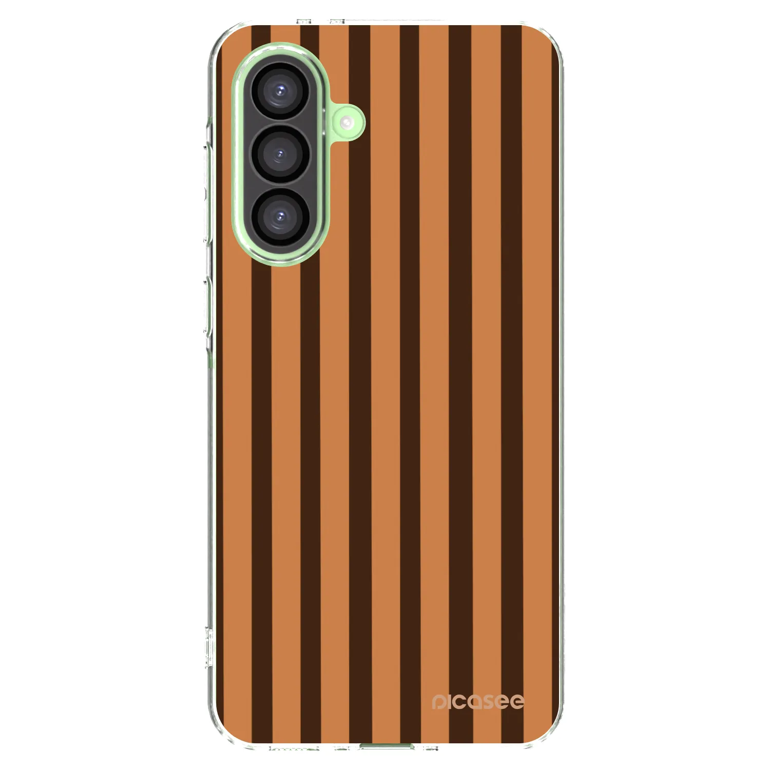 Picasee διαφανής θήκη σιλικόνης Samsung Galaxy A26 5G A266B - Caramel lines