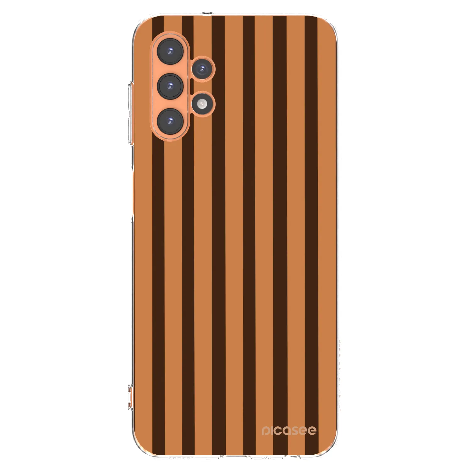 Picasee διαφανής θήκη σιλικόνης Samsung Galaxy A13 5G - Caramel lines
