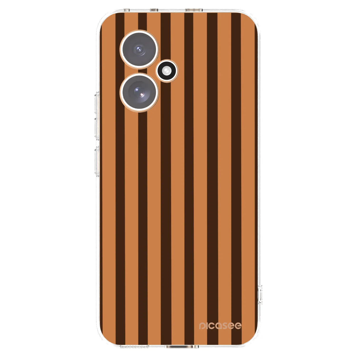 Picasee διαφανής θήκη σιλικόνης Honor 400 5G - Caramel lines