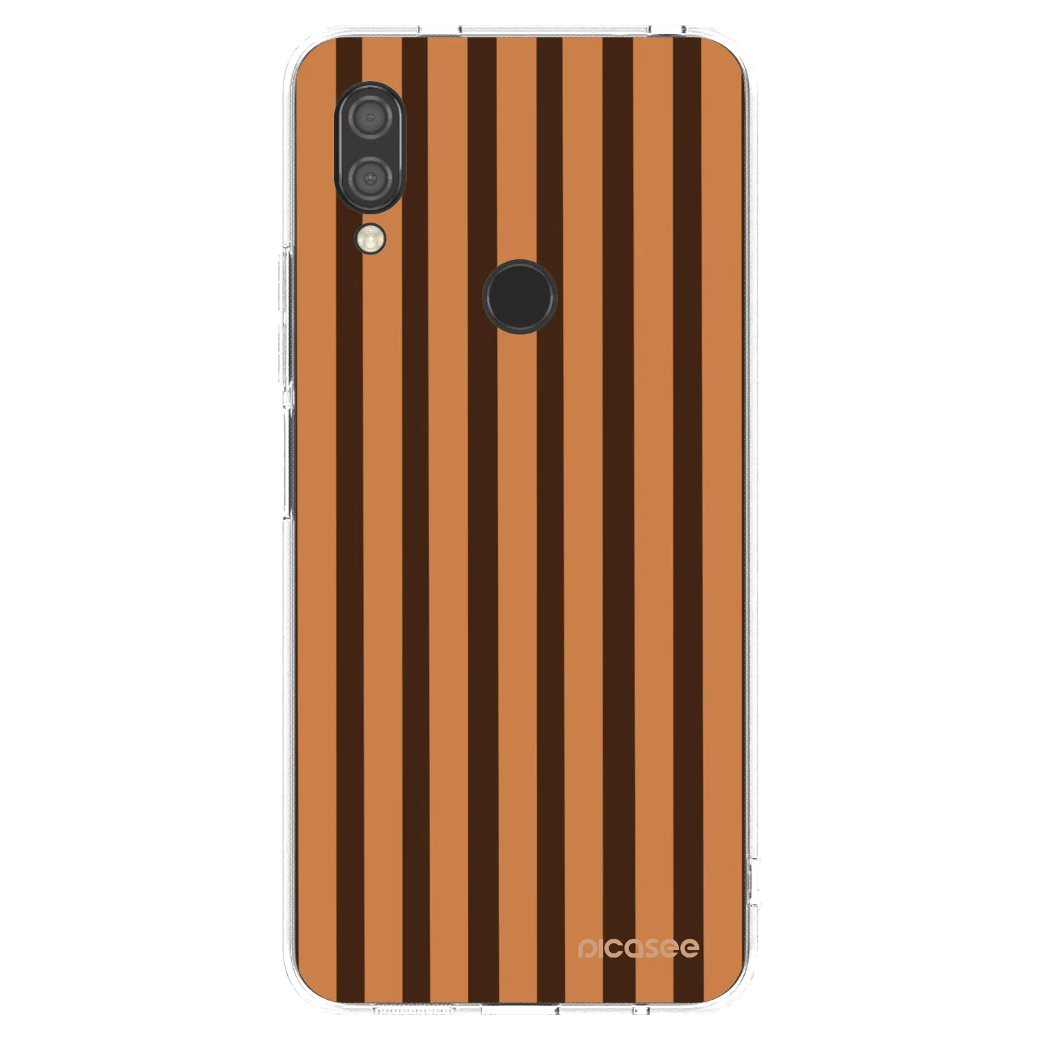 Picasee διαφανής θήκη σιλικόνης Xiaomi Redmi 7 - Caramel lines