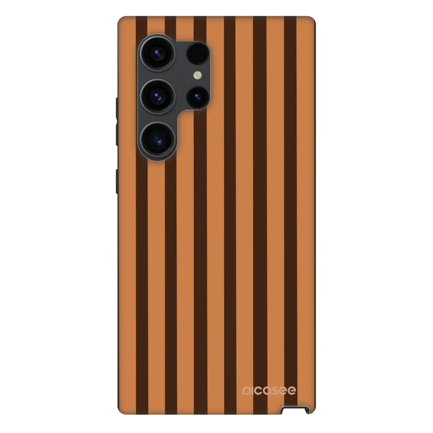 Picasee Fashion Case PowerShare pro Samsung Galaxy S24 Ultra S928B 5G - Caramel lines