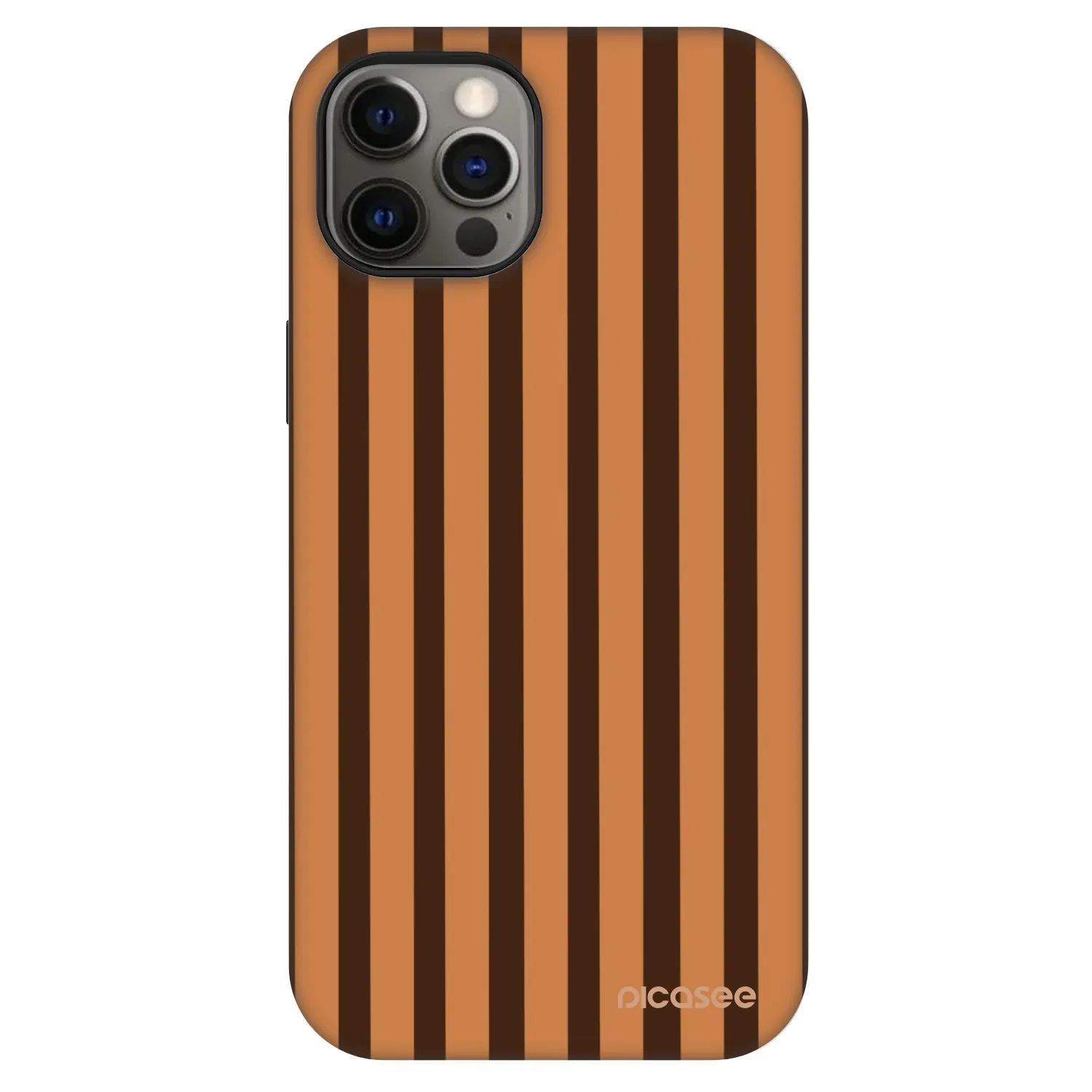 Picasee Fashion Case MagSafe για Apple iPhone 12 - Caramel lines