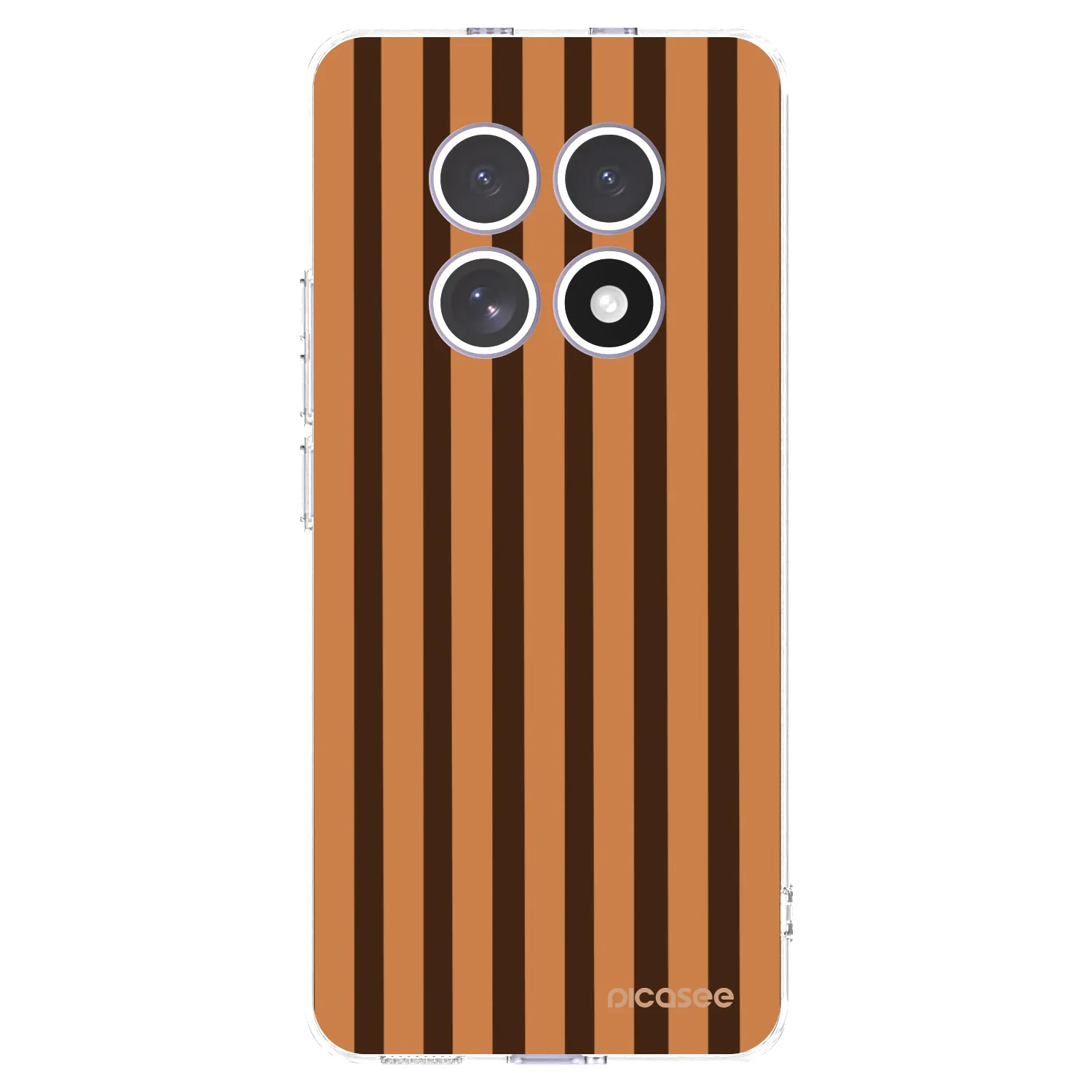 Picasee διαφανής θήκη σιλικόνης Xiaomi Redmi Note 15 4G - Caramel lines