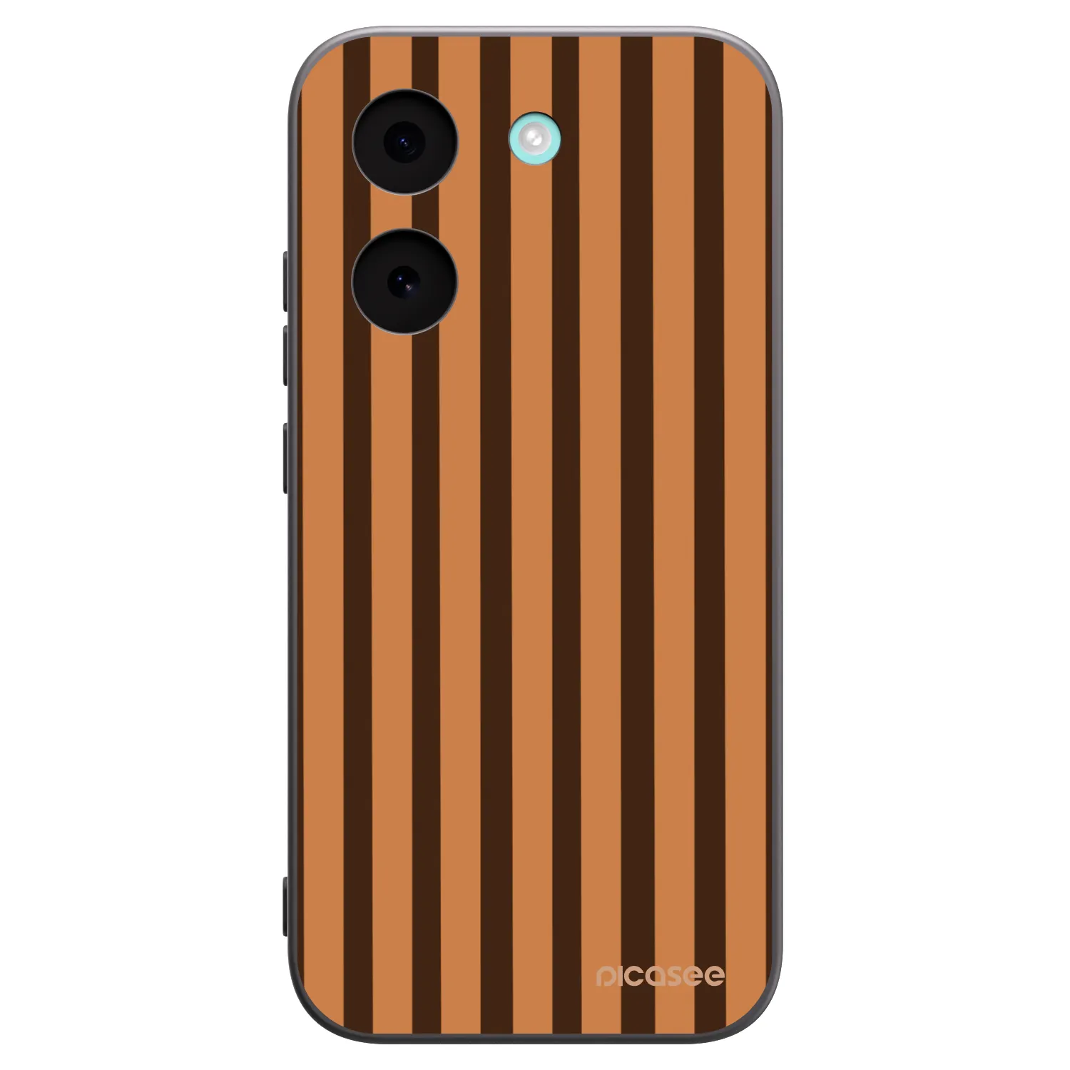 Picasee Μαύρη θήκη σιλικόνης για Xiaomi Poco X8 Pro - Caramel lines