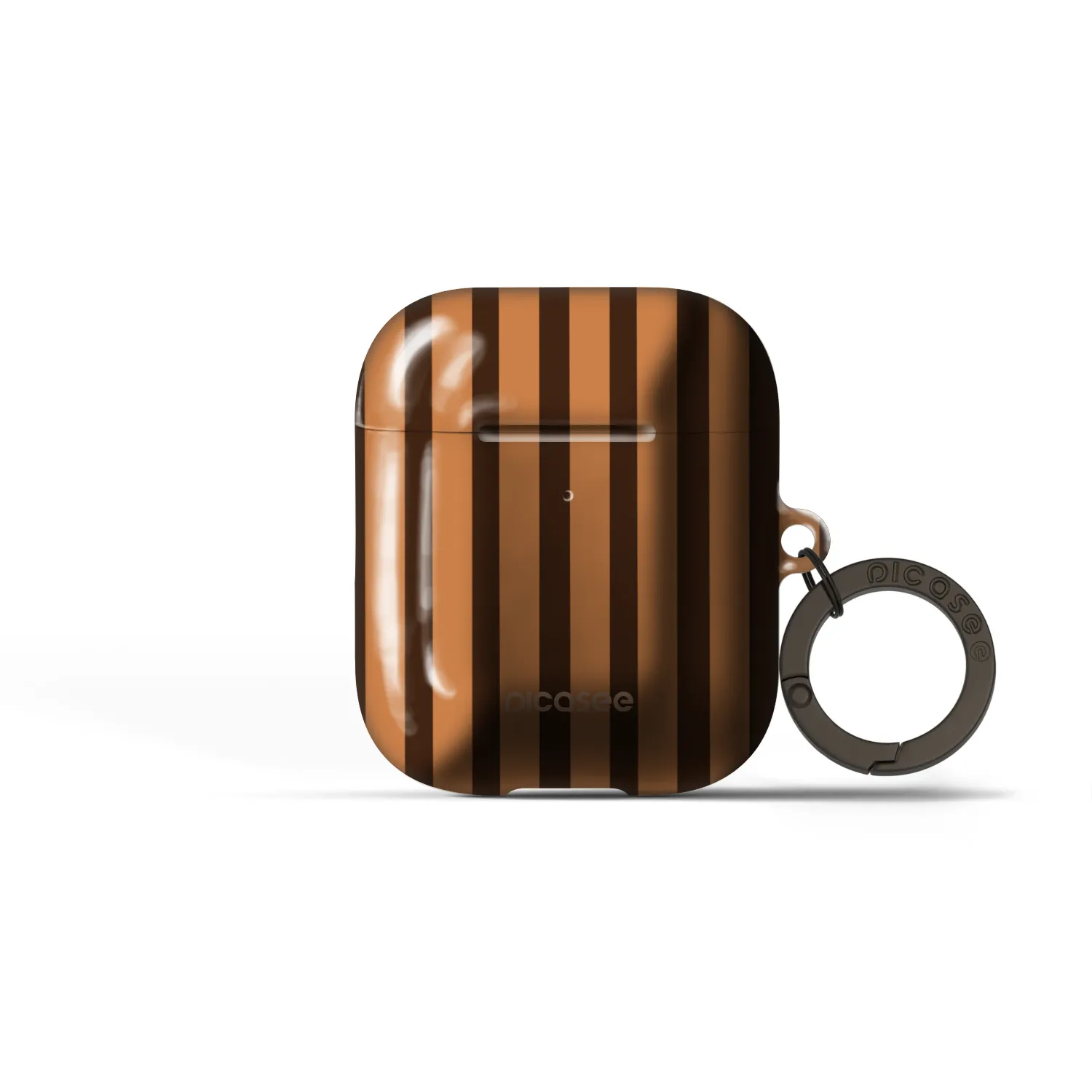 Picasee Obal pro Apple AirPods 1 - Caramel lines