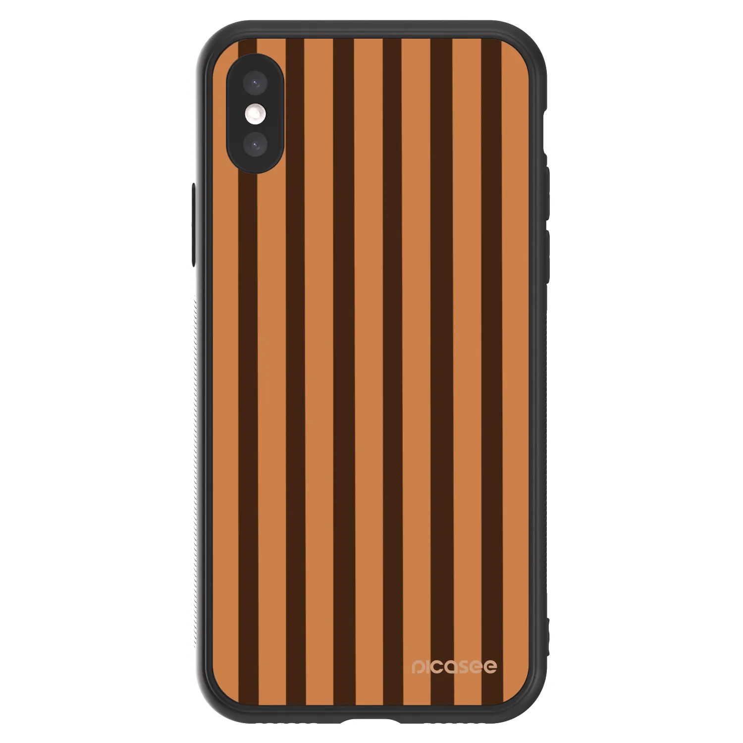 Picasee ULTIMATE CASE για Apple iPhone X/XS - Caramel lines
