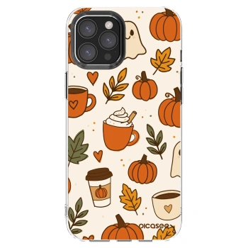 Picasee διαφανής θήκη σιλικόνης Apple iPhone 12 Pro Max - Fall vibes