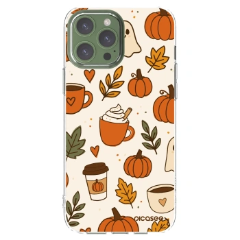 Picasee διαφανής θήκη σιλικόνης Apple iPhone 13 Pro Max - Fall vibes