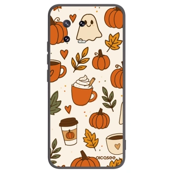 Picasee Μαύρη θήκη σιλικόνης για Xiaomi 13 Pro - Fall vibes