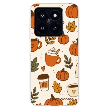 Picasee διαφανής θήκη σιλικόνης Xiaomi 14 Pro - Fall vibes