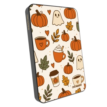 Powerbank με MagSafe 5 000 mAh Γκρί - Fall vibes