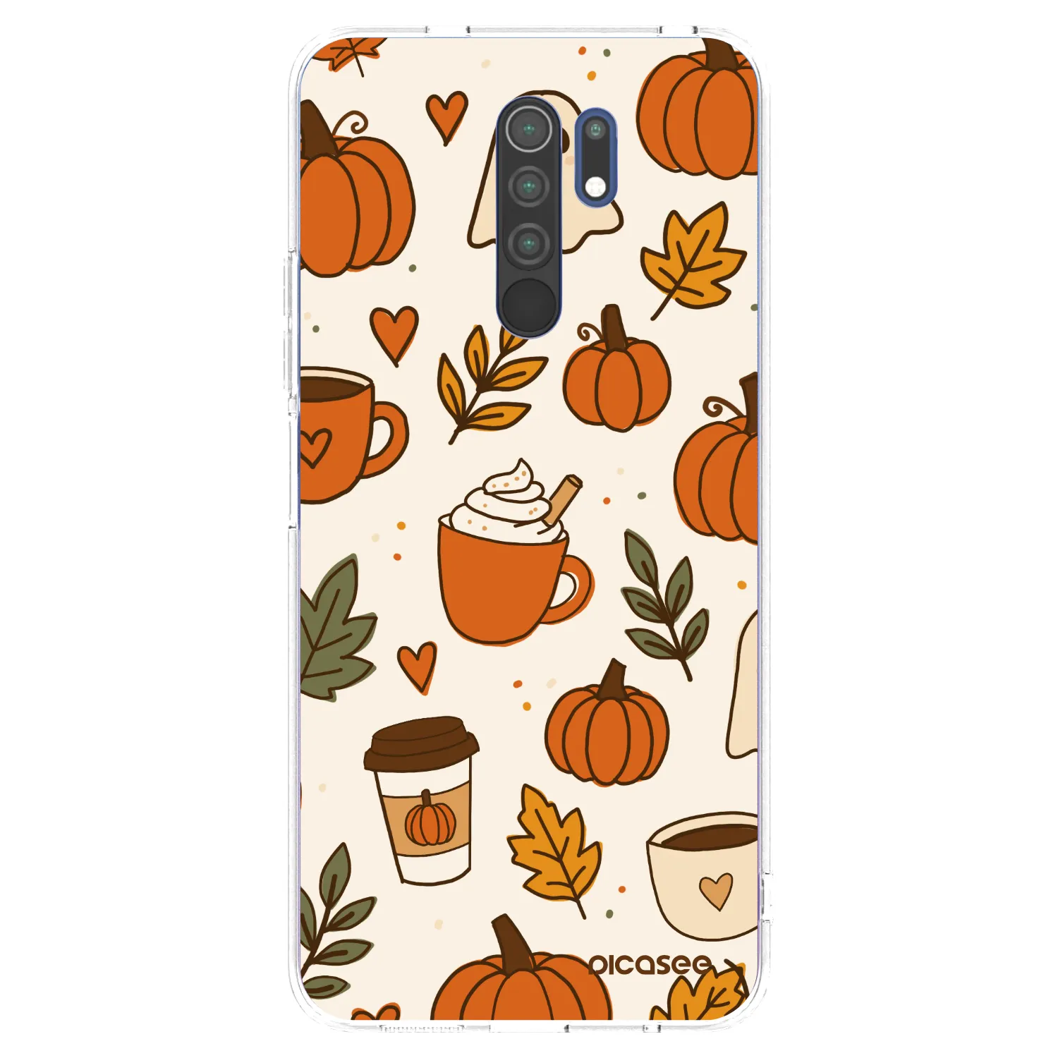 Picasee διαφανής θήκη σιλικόνης Xiaomi Redmi 9 - Fall vibes