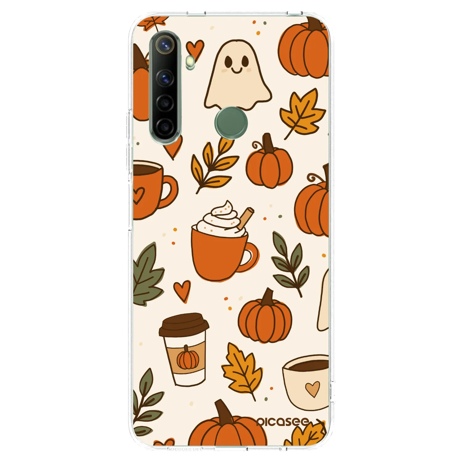 Picasee διαφανής θήκη σιλικόνης Realme 6i - Fall vibes