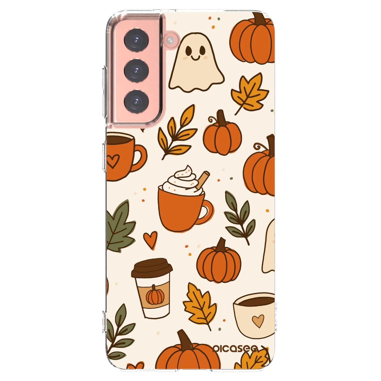 Picasee διαφανής θήκη σιλικόνης Samsung Galaxy S21 5G G991B - Fall vibes