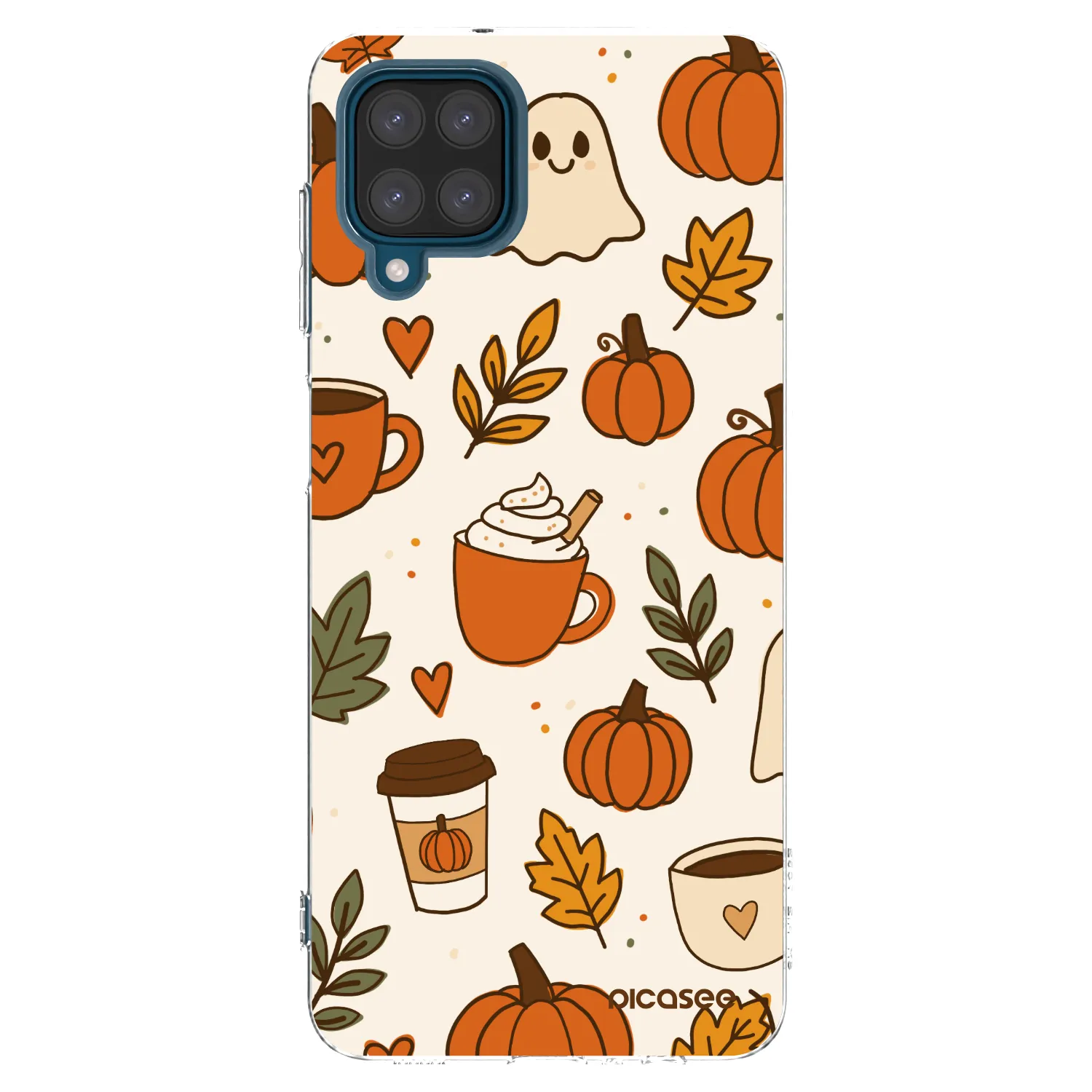 Picasee διαφανής θήκη σιλικόνης Samsung Galaxy A12 A125F - Fall vibes