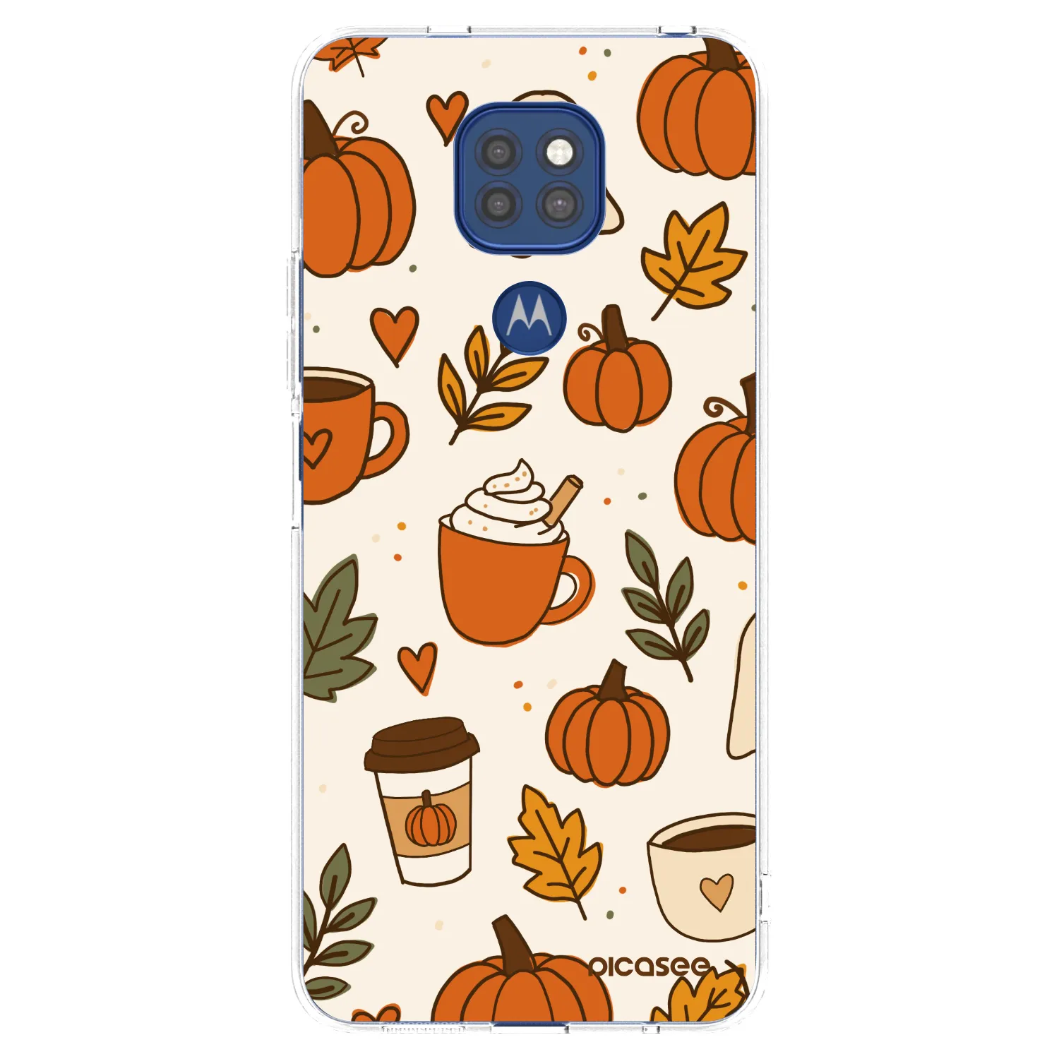 Picasee διαφανής θήκη σιλικόνης Motorola Moto G9 Play - Fall vibes