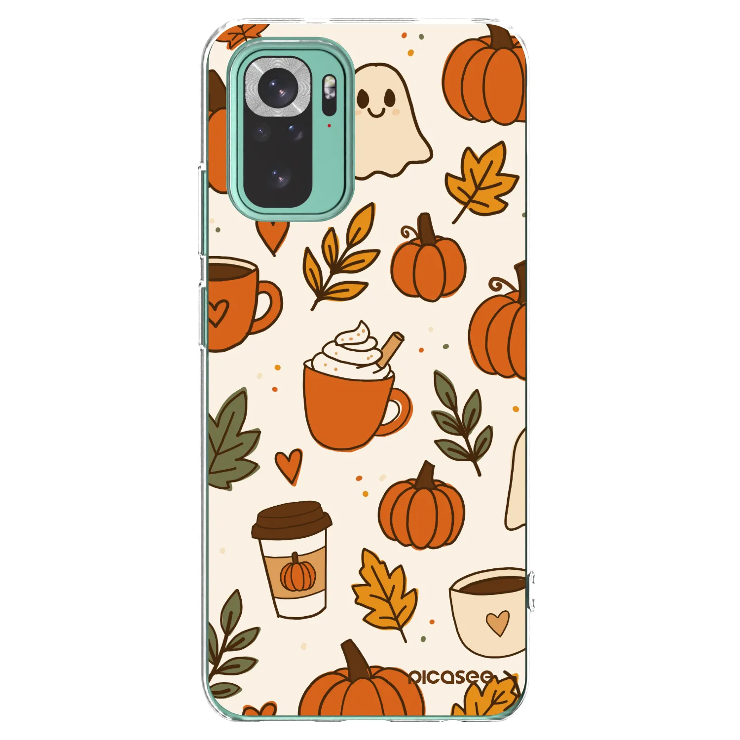 Picasee διαφανής θήκη σιλικόνης Xiaomi Redmi Note 10 Pro - Fall vibes